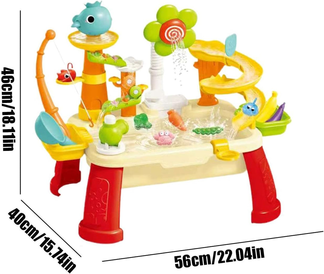 Generisch Wassertisch Für Kinder,Sommer Angelspielzeug | Spielwaschbecken Mit Fliessendem Wasser,Für