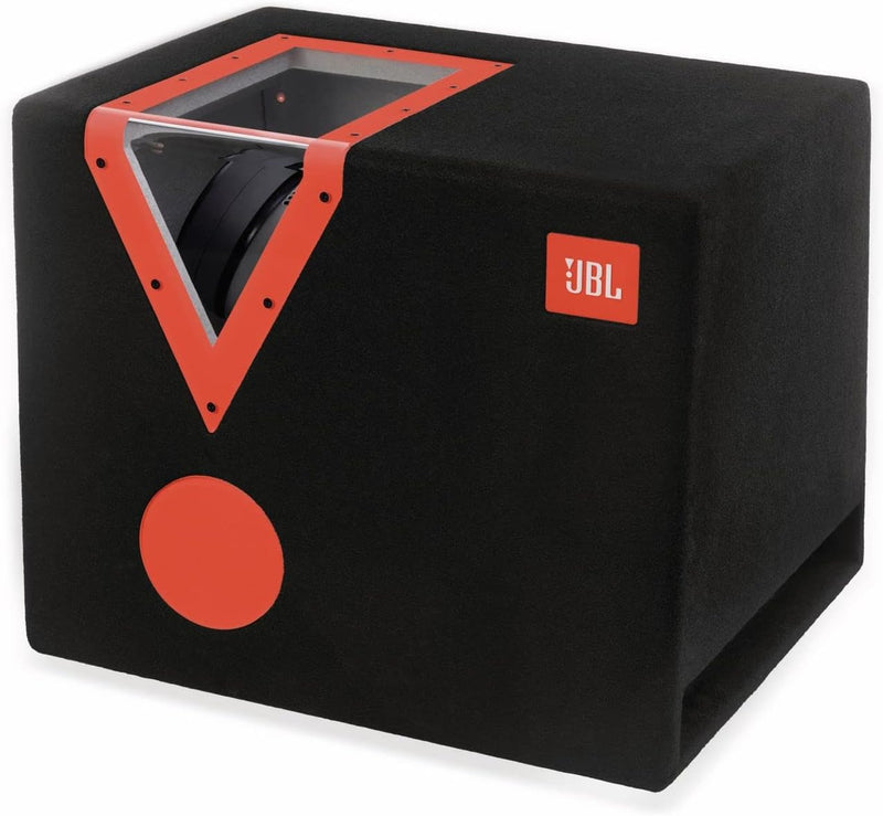 JBL Car CSX-1400BP 12 Zoll (300mm) Auto-Stereoanlage Bandpass Subwoofer mit Acryl-Fenster - Schwarz/