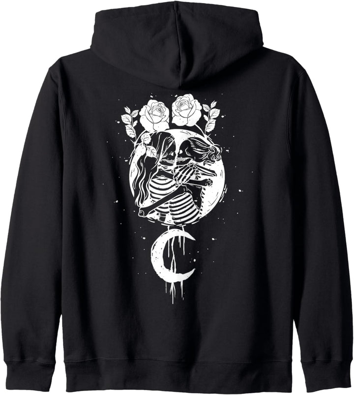 Okkult LGBTQ lesbischen pride Lesben Flagge LGBTQ Gothic Kapuzenjacke
