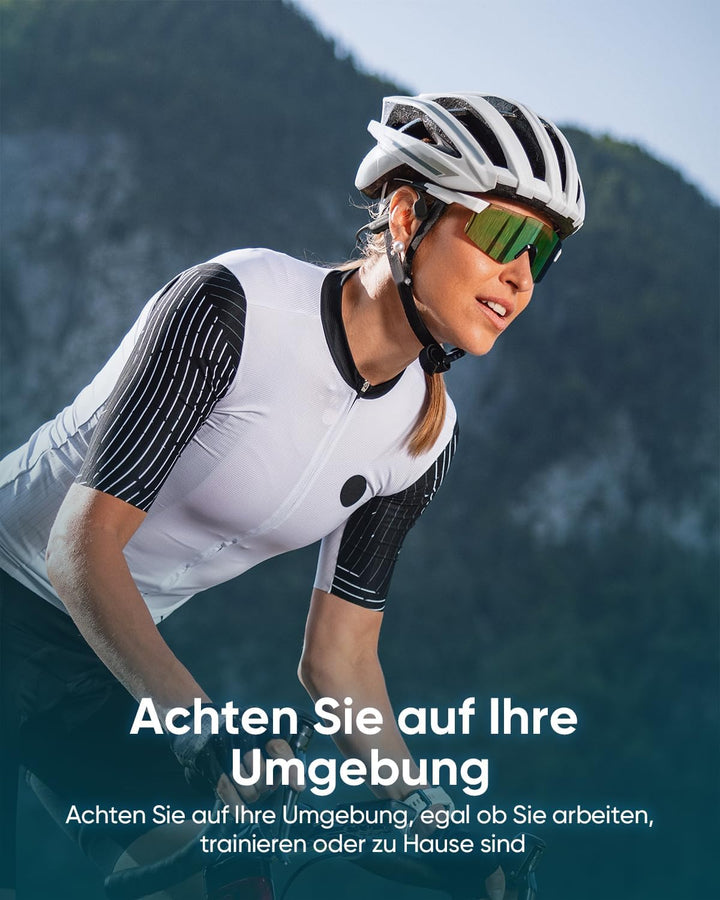 Guudsoud Kopfhörer Schwimmen,IP68 wasserdichte Knochenschall Kopfhörer mit MP3 Player 32GB Speicher,