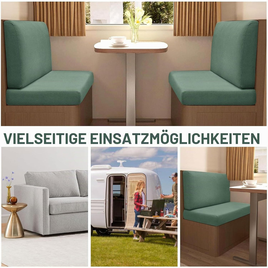 MeYuxg 2 Stück Wohnmobil Esstischkissenbezüge (1 Set), RV-Sitzbezüge, Waschbar Wohnwagen Polster, Wo