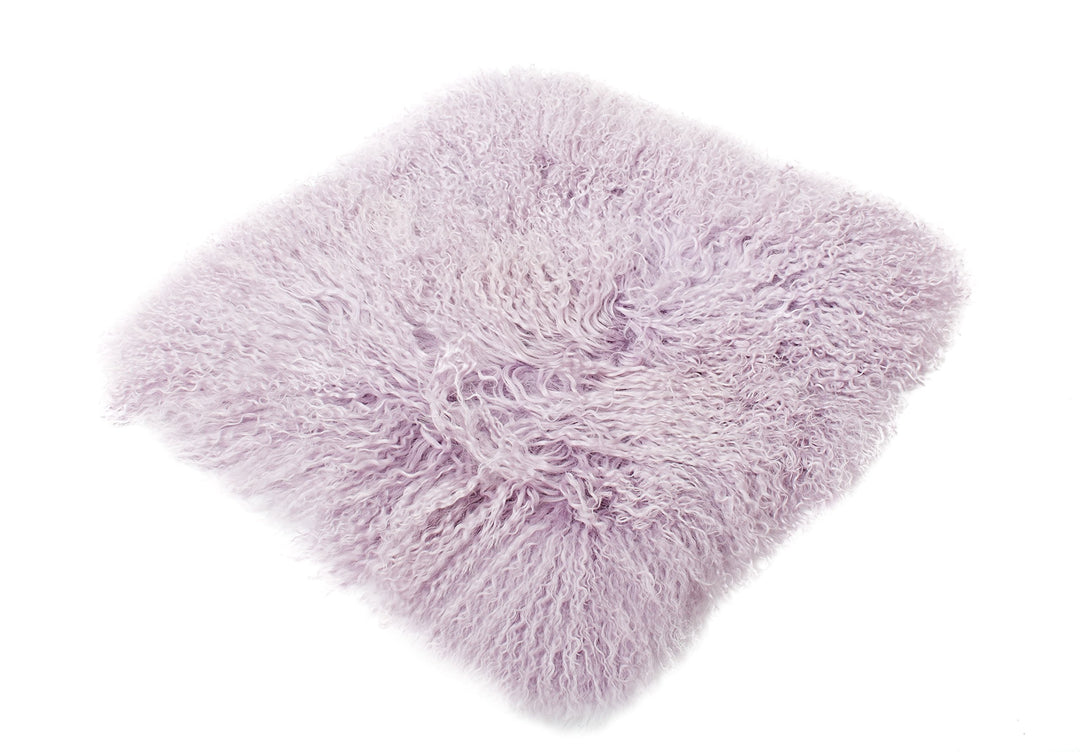 Reissner Lammfelle Tibet Lammfell Kissenbezug langflorig 30x30cm JAY05 Farbe hell lila Jay05 Hell Li