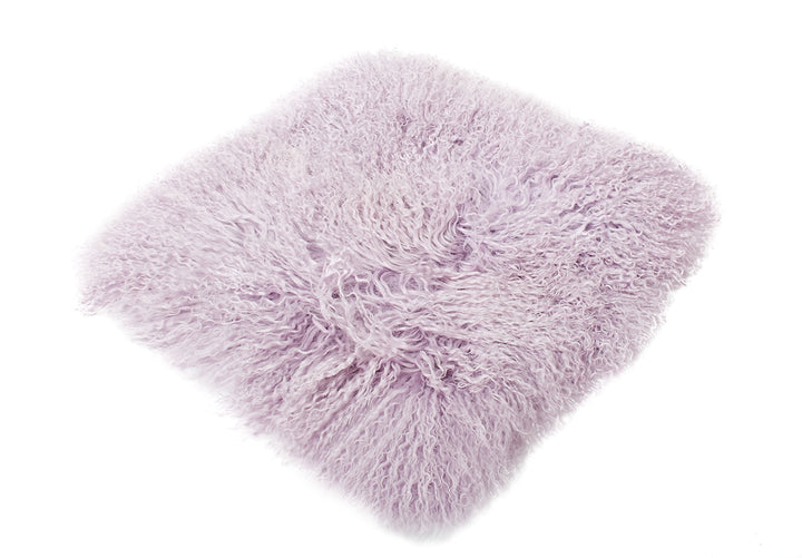 Reissner Lammfelle Tibet Lammfell Kissenbezug langflorig 30x30cm JAY05 Farbe hell lila Jay05 Hell Li