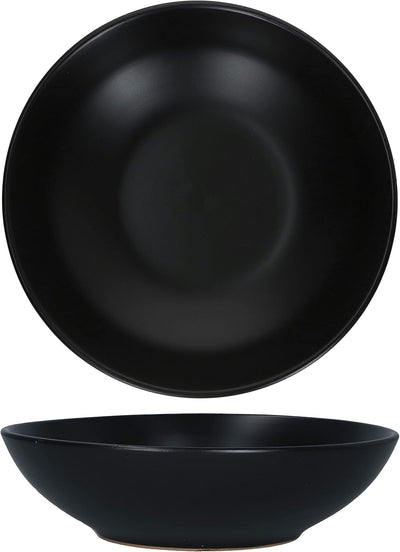 MamboCat Kattegat 6er Set Suppenteller tief I 500 ml I 6 Personen I Schwarz matt I Soup Bowl, Salat-