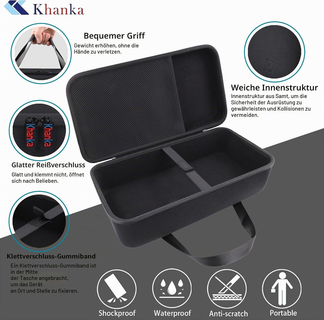 Khanka Hart Tasche Schutzhülle für HP Officejet 250 mobiler Multifunktionsdrucker Etui Case. (nur Ta