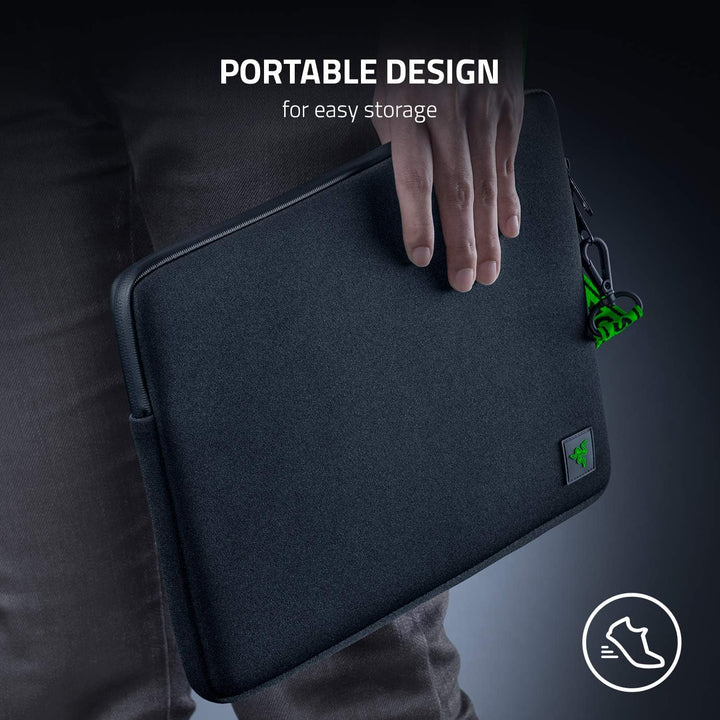 Razer Laptophülle aus Neopren, 33 cm (13 Zoll), Kratz- und wasserabweisend, gepolstertes Innenfutter