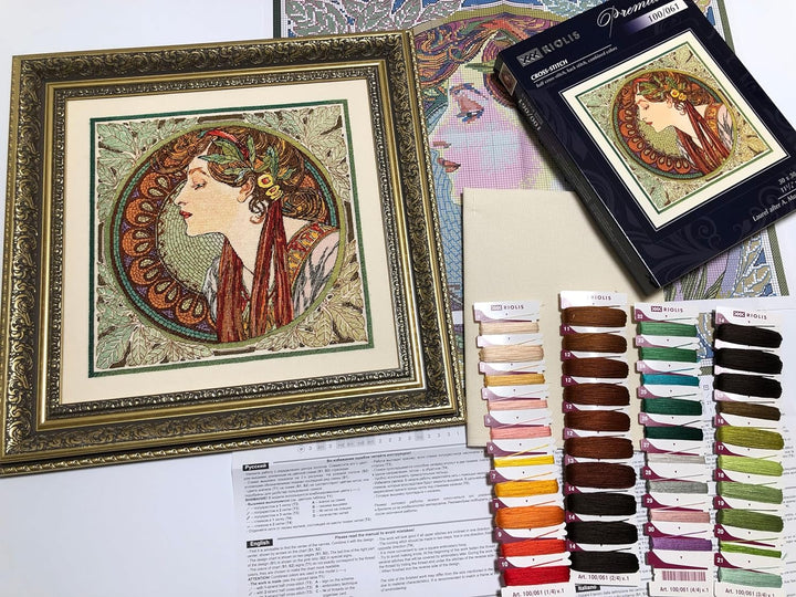 Riolis 100/061 Kreuzstich Set, Baumwolle, Mehrfarbig, 30x30cm 30x30cm Mehrfarbig, 30x30cm Mehrfarbig