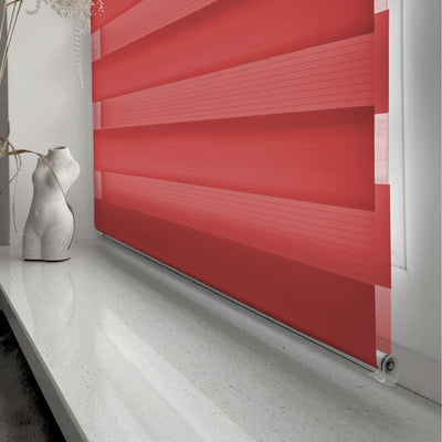 Home-Vision® DuoRollo Klemmfix, Doppelrollo ohne Bohren mit Klämmträgern, Rollos für Fenster und Tür
