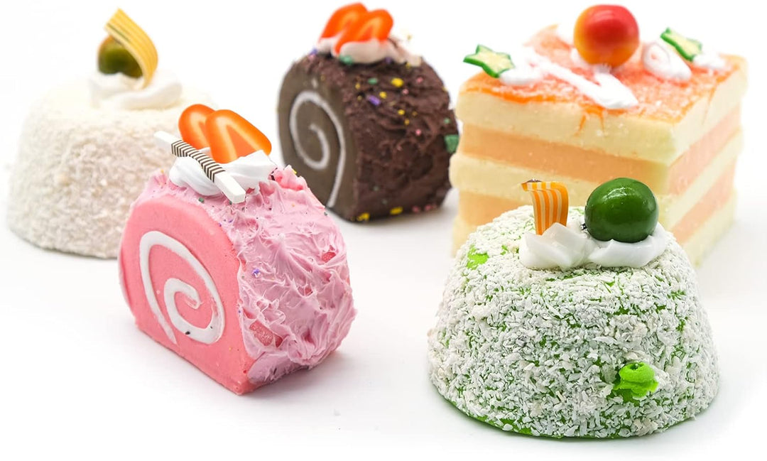 Künstliche Kuchen, 5 Stück Realistische Gefälschte Lebensmittel, Simulation Kuchen, Fake Kuchen Mode