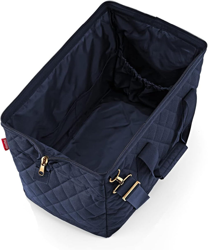 reisenthel Allrounder L Rhombus Midnight Gold – Vielfältige Doktortasche zum Reisen, für die Arbeit
