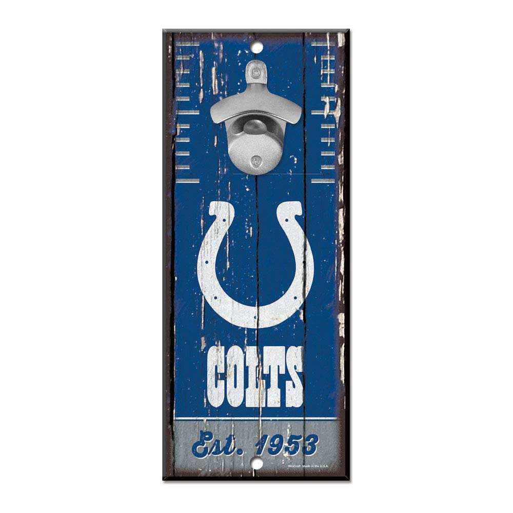 Wincraft Indianapolis Colts NFL Schild mit Flaschenöffner