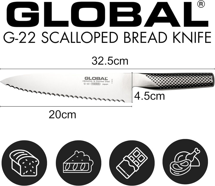 Global Brotmesser 20cm