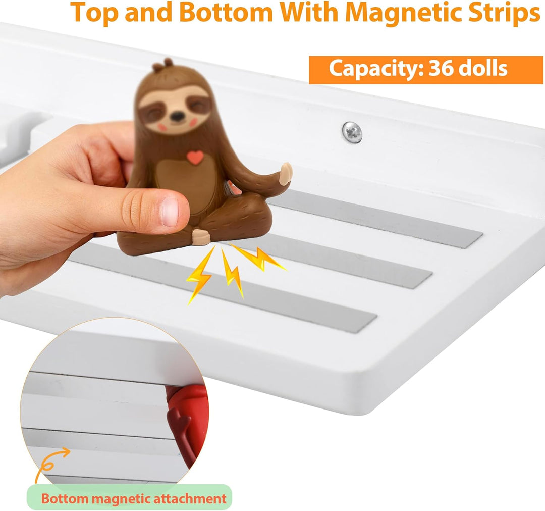 Für Tonies Figuren Regal Magnetisch,für Toniebox Aufbewahrung und Display Regal (für 36 Figuren),Wan