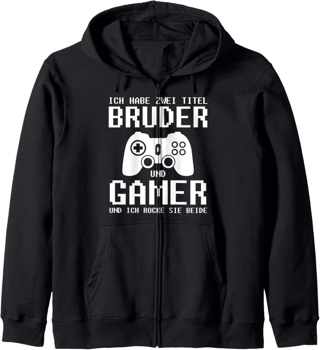 Gaming Bruder Gamer Zocker Videospiel Konsolen Kapuzenjacke