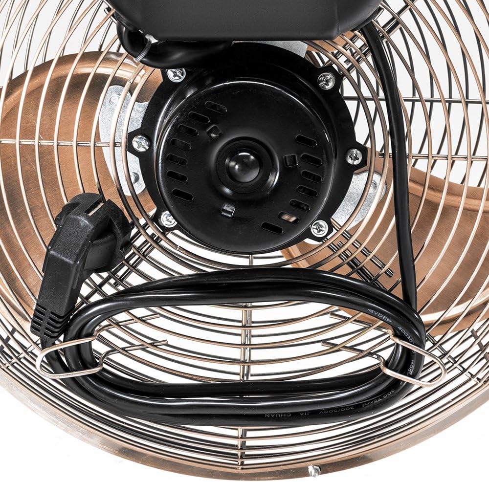 TROTEC Bodenventilator TVM 11 – 37 Watt, Neigungswinkel 100°, 3 Stufen, Ø 30 cm, kippfester Stand, l