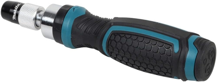 Makita Ratschen-Schraubendreher mit Bits (8 in 1, Links-/Rechtslauf, Torx, Kreuz, Flach) E-10942, Gr