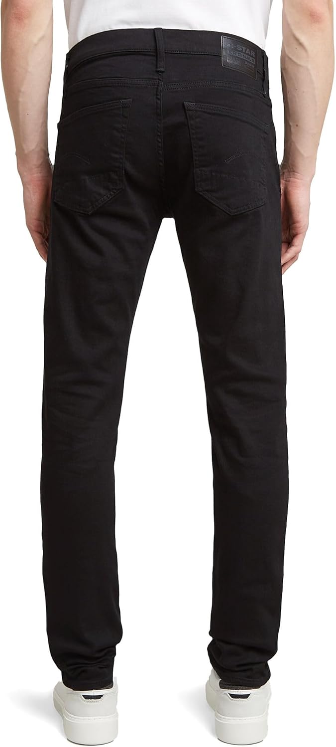 G-STAR RAW Herren 3301 Slim Jeans 30W / 30L Schwarz (Pitch Black 51001-b964-a810), 30W / 30L Schwarz