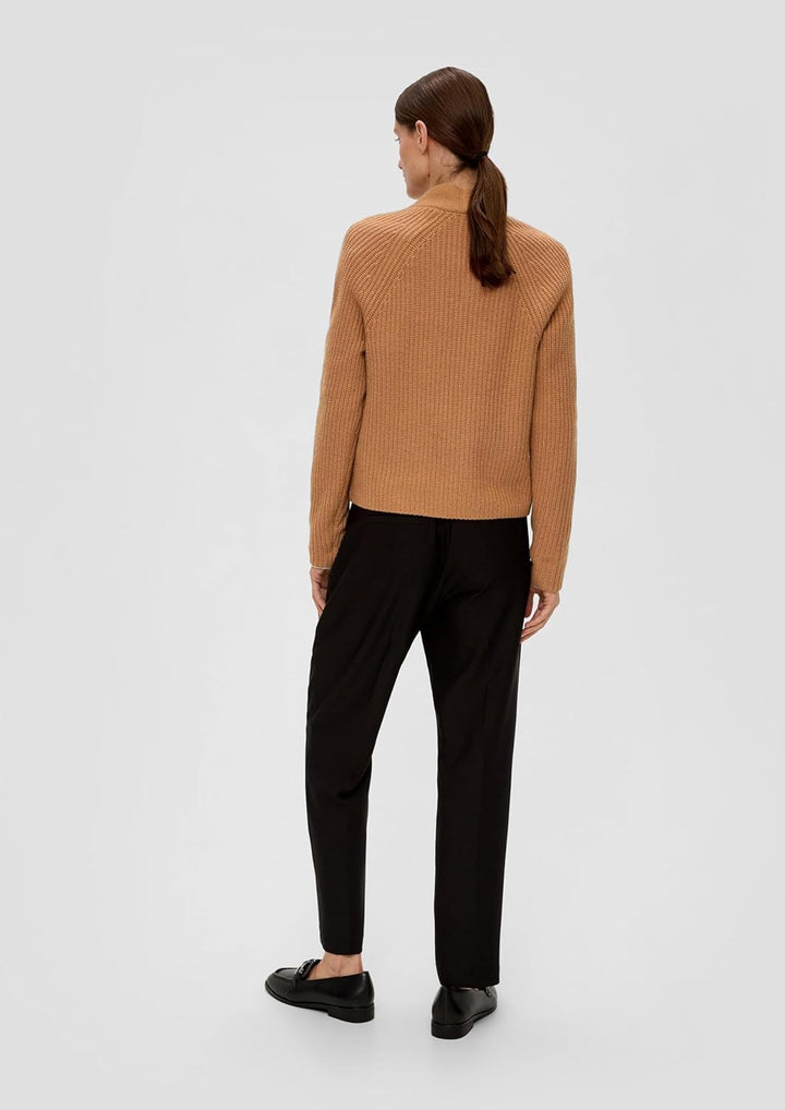 s.Oliver Kurzer Cardigan aus Wollmix 48 Braun, 48 Braun