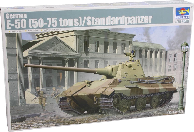 Trumpeter 01536 Modellbausatz German E-50 (50-75 tons)/Standardpanzer