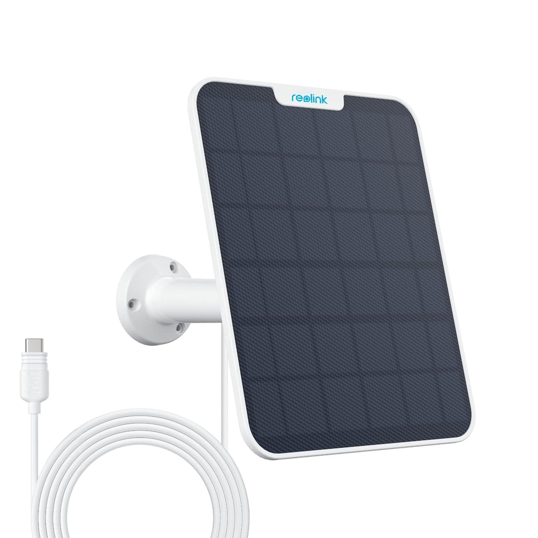 [2023 Update-Version] Reolink 6W Solarpanel für Akku Überwachungskamera Aussen, USB Schnittstelle, S