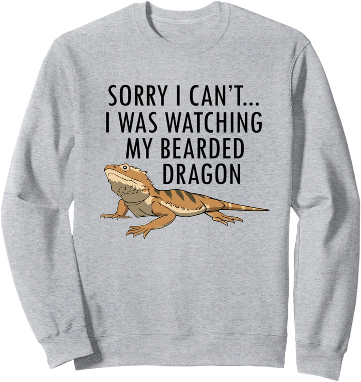 Lustiger Bartagam Drache Reptil Eidechse Sweatshirt