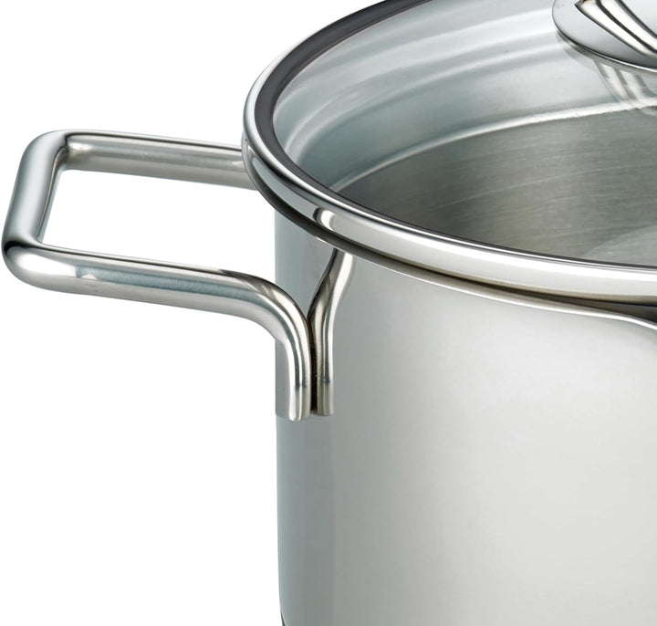 ELO Topfset 4-teilig Smart Steam, Edelstahl 18/10, integriertes Öl-Dosiersystem (Oil Optimizer), Vol