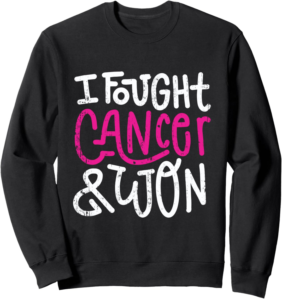 Brustkrebs bekämpft rosa Schleife Survivor Geschenk Sweatshirt
