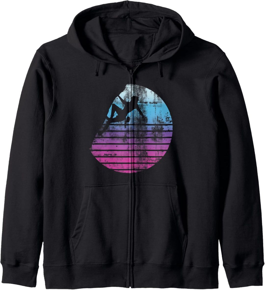 Vintage Bouldern Klettern Freiklettern Bouldersport Kapuzenjacke