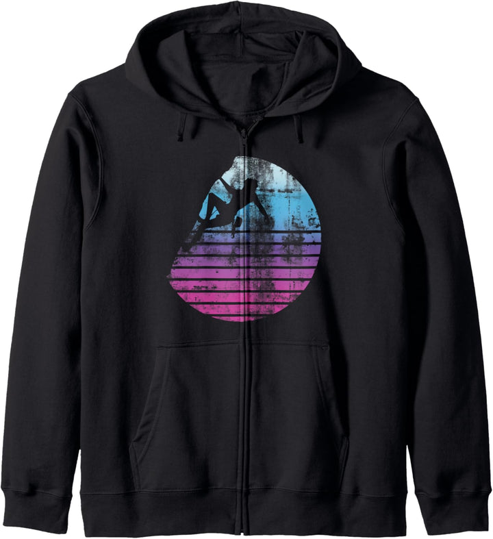 Vintage Bouldern Klettern Freiklettern Bouldersport Kapuzenjacke