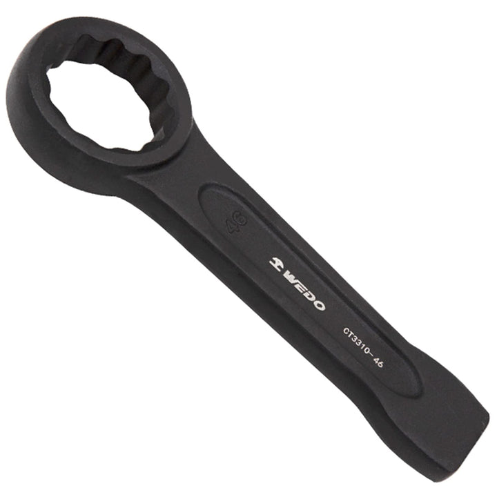 WEDO Schlag-Ringschlüssel,40 Chromstahl Ring-Maulschlüssel,Schraubenschlüssel,SW 60mm,Länge 274mm,Ri