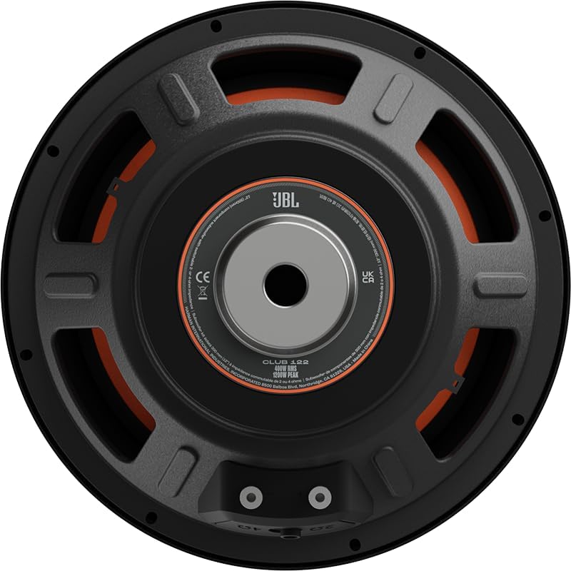 JBL Club 122SL - 1200 Watt Subwoofer Auto Radio für Flach-Einbau in KfZ Musikanlage von Harman Kardo