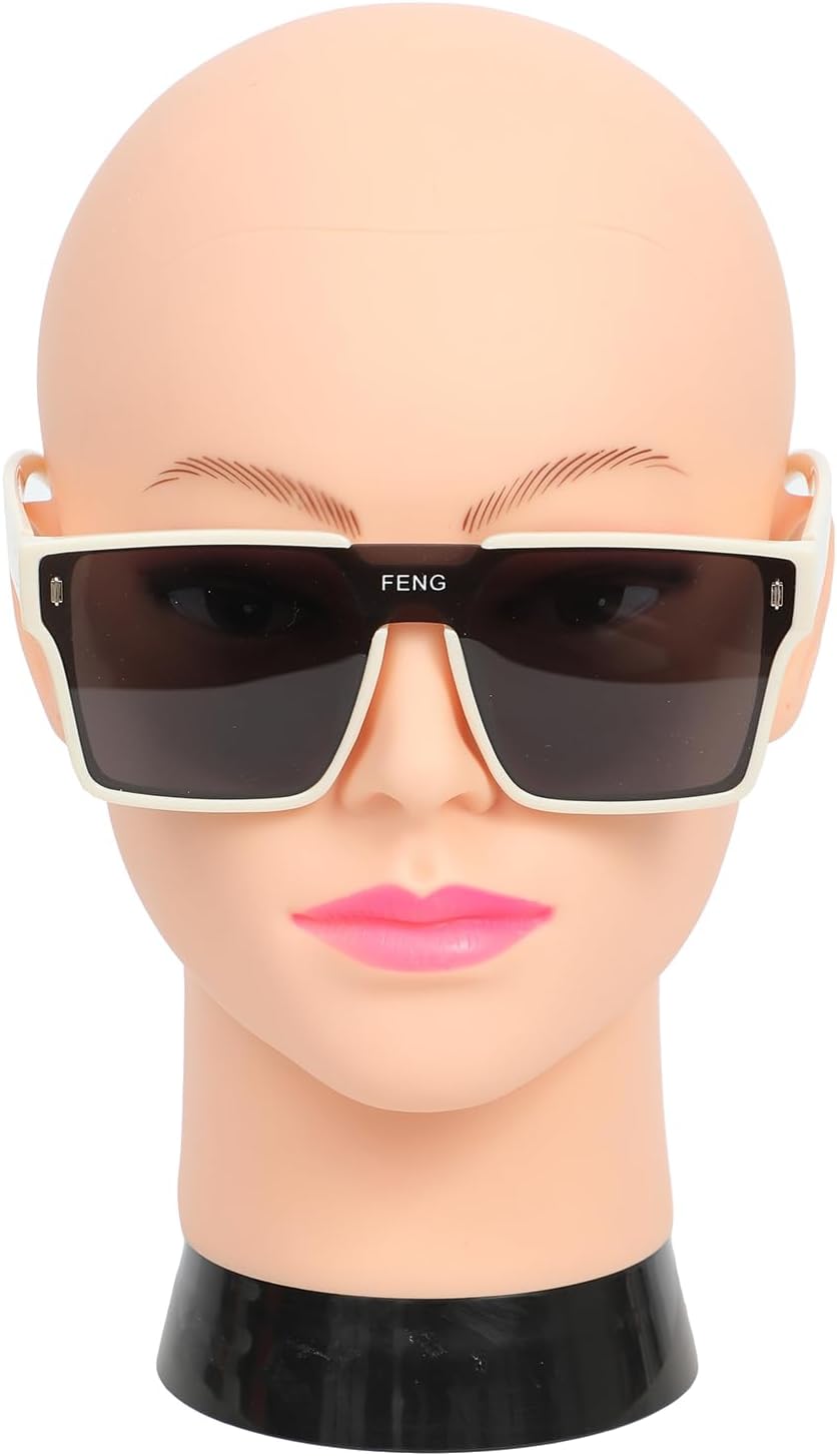 Bald Mannequin Head Cosmetology Manikin Head Training Head Display for Wigs,Mask,Sunglasses,Headphon