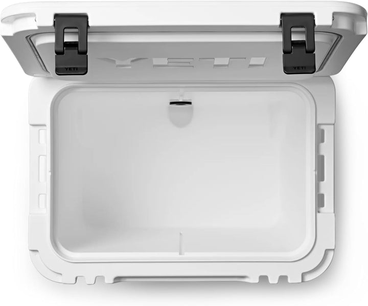 YETI Roadie 60 Rollkühler mit einziehbarem Periskopgriff Weiss, Weiss