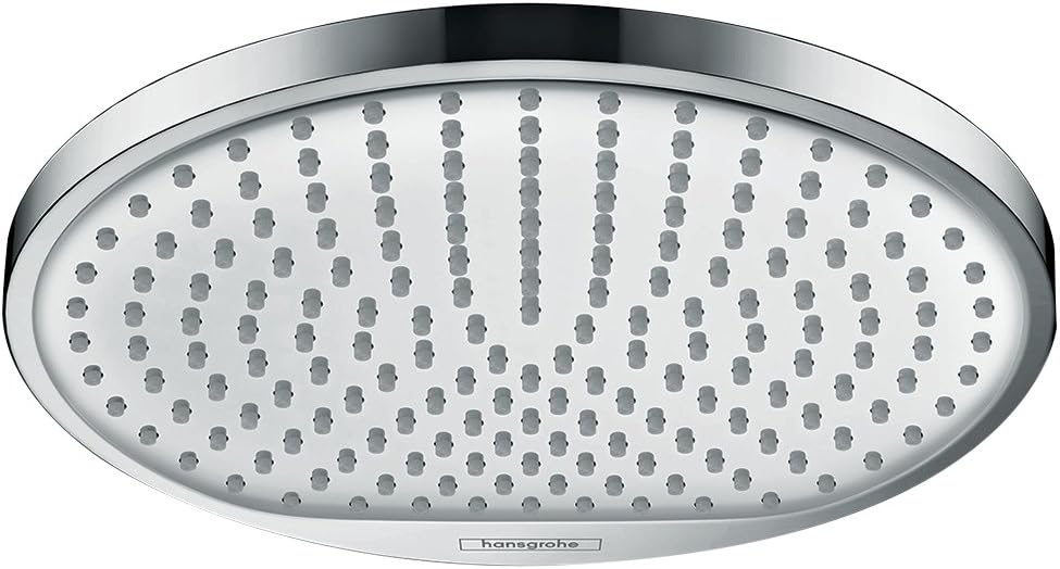 hansgrohe Crometta S Duschkopf, 240 mm, Kopfbrause wassersparend, Chrom, rund Chrom rund 1 wasserspa