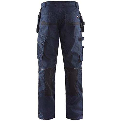 Blakläder 149613308699D100 Service Bundhose mit Nageltaschen Grösse in marineblau/Schwarz, D100 100D