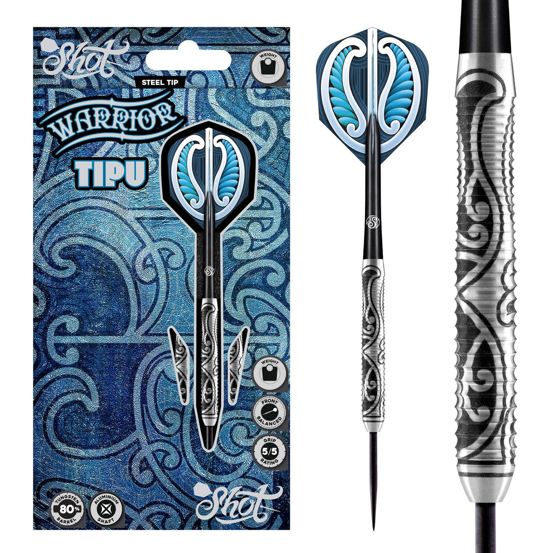 Shot! - Warrior Tipu - Steeldart 21.0 Gramm, 21.0 Gramm