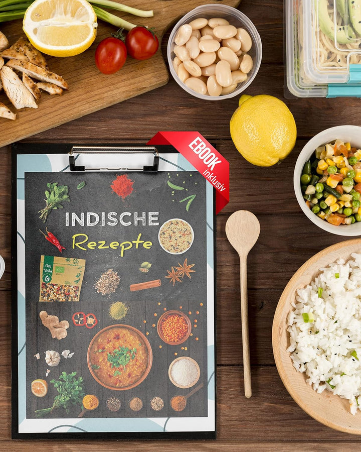 BIO Gewürze Indische Küche 10er STARTER SET 1 - Kreuzkümmel, Senfsamen, Anis, Fenchel, Schwarzkümmel