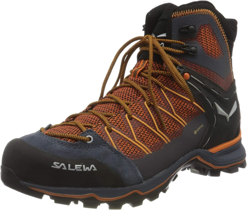 Salewa Herren Ms MTN Trainer Lite Mid GTX Trekking-& Wanderstiefel 42.5 EU Black Out Carrot, 42.5 EU