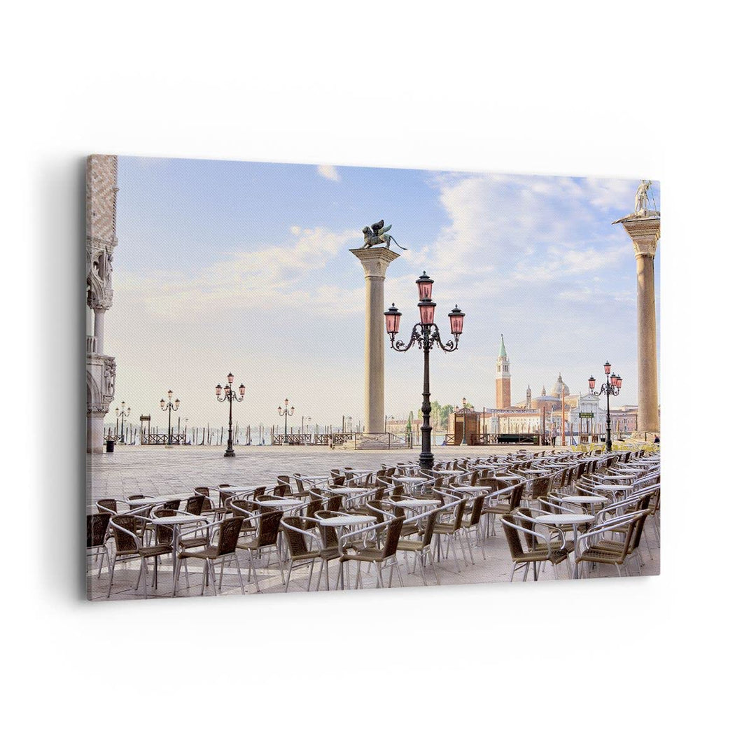 Bilder auf Leinwand 100x70cm Leinwandbild Architektur Stadt Venedig Gross Wanddeko Bild Schlafzimmer