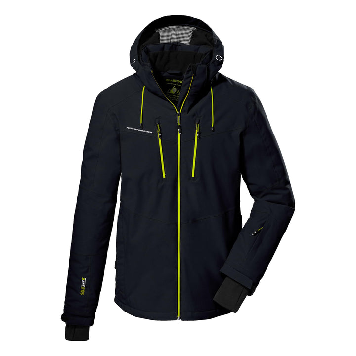 Killtec Herren Ksw 44 Mn Ski Jckt Skijacke/Funktionsjacke mit abzippbarer Kapuze und Schneefang S Sc