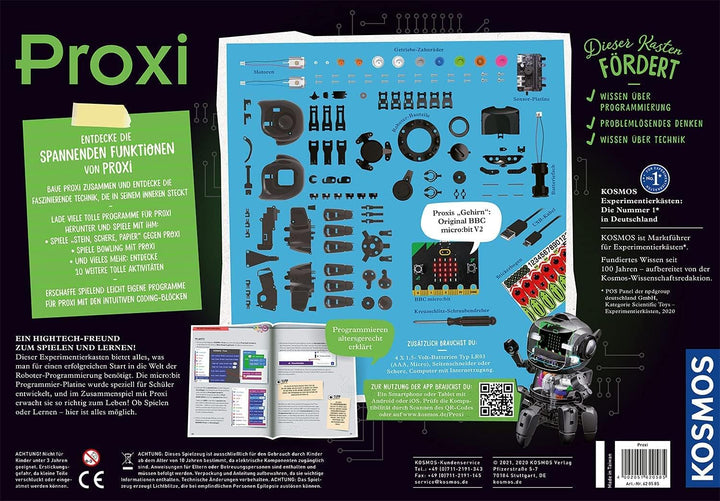 KOSMOS 620585 Proxi Dein micro bit Programmier-Roboter