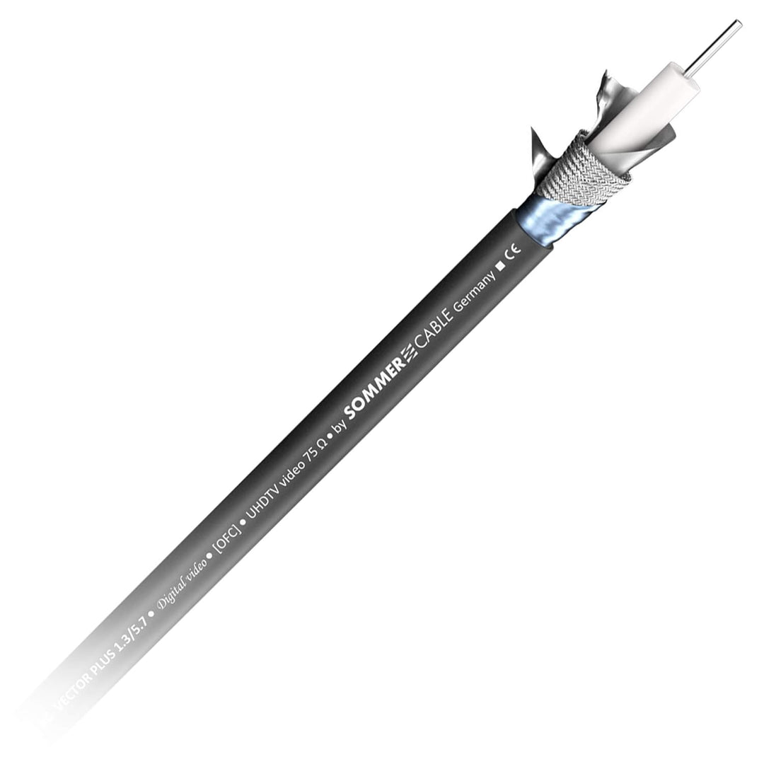 Sommer Cable 12G 6G SDI 4K 4:4:4 BNC SCDI-Kabel UHD 60p Videokabel HD-SDI SC-Vector Plus 1.3/5.7 1 x