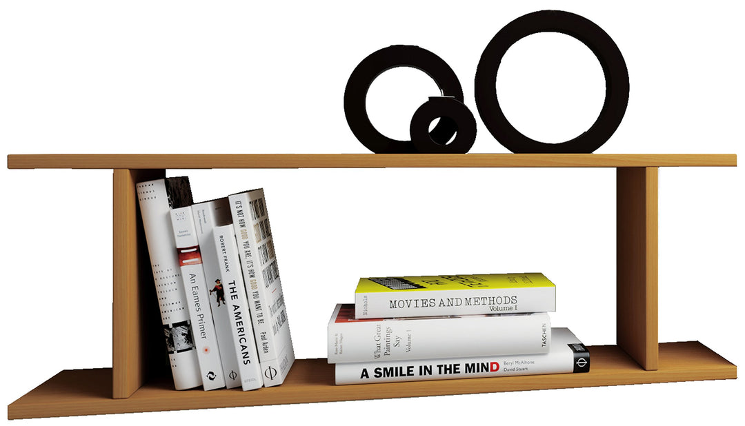 VCM Sirola Wandregal, Sirola, Bücherregal, Design, Wandregal, Wand-Würfel, Wandrahmen, Holz, Buche,