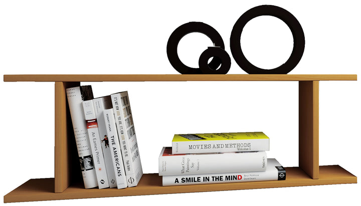 VCM Sirola Wandregal, Sirola, Bücherregal, Design, Wandregal, Wand-Würfel, Wandrahmen, Holz, Buche,