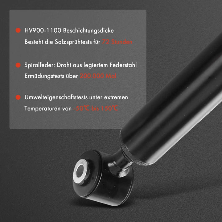 Frankberg 2x Stossdämpfer Gasdruck Hinten Kompatibel mit A-Klasse W176 A160 A180 A200 A220 A250 2012