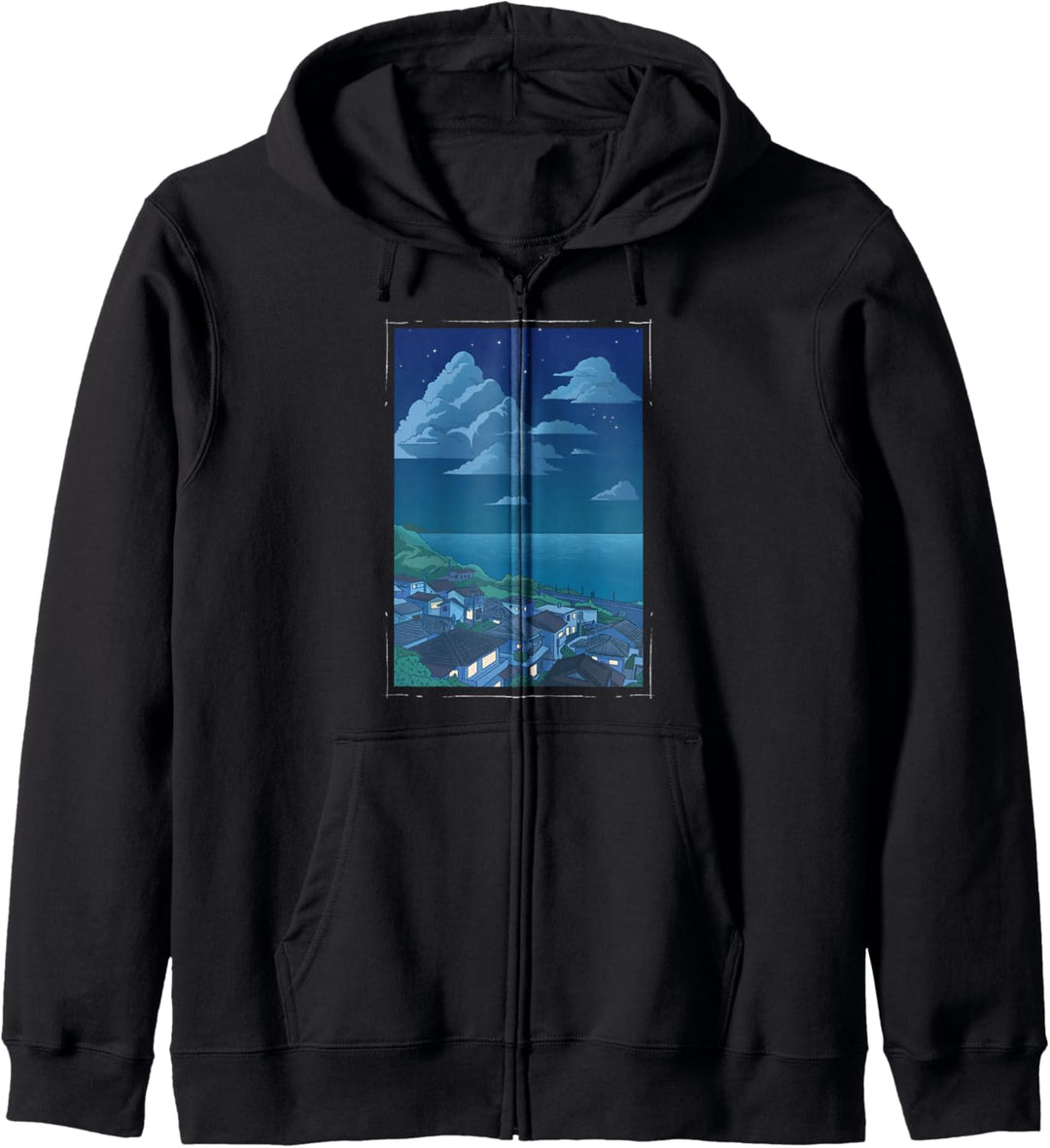 Japanischer Anime aus Tokio Lofi Kawaii Weeb Anime Lover Otaku Kapuzenjacke
