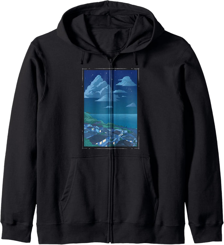 Japanischer Anime aus Tokio Lofi Kawaii Weeb Anime Lover Otaku Kapuzenjacke
