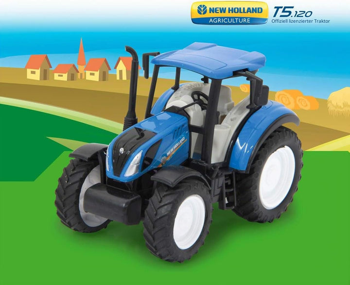 JAMARA 460533 - New Holland Farmer Set2, 1:32 - offiziell lizenziert, Spielspass für die kleinen Lan