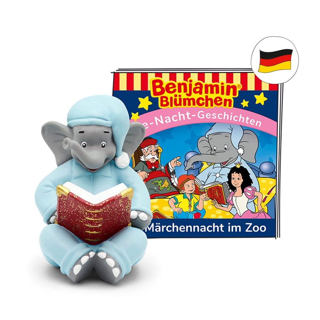 tonies Hörfiguren für Toniebox, Benjamin Blümchen – Die Märchennacht im Zoo, Hörspiel mit Gute-Nacht