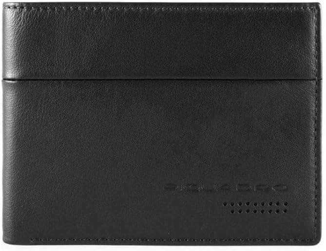 Piquadro Urban Börse mit Münzfach 13 cm Black